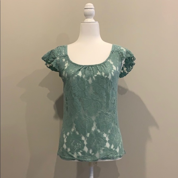 Charlotte Russe Lace Blouse - Picture 1 of 1